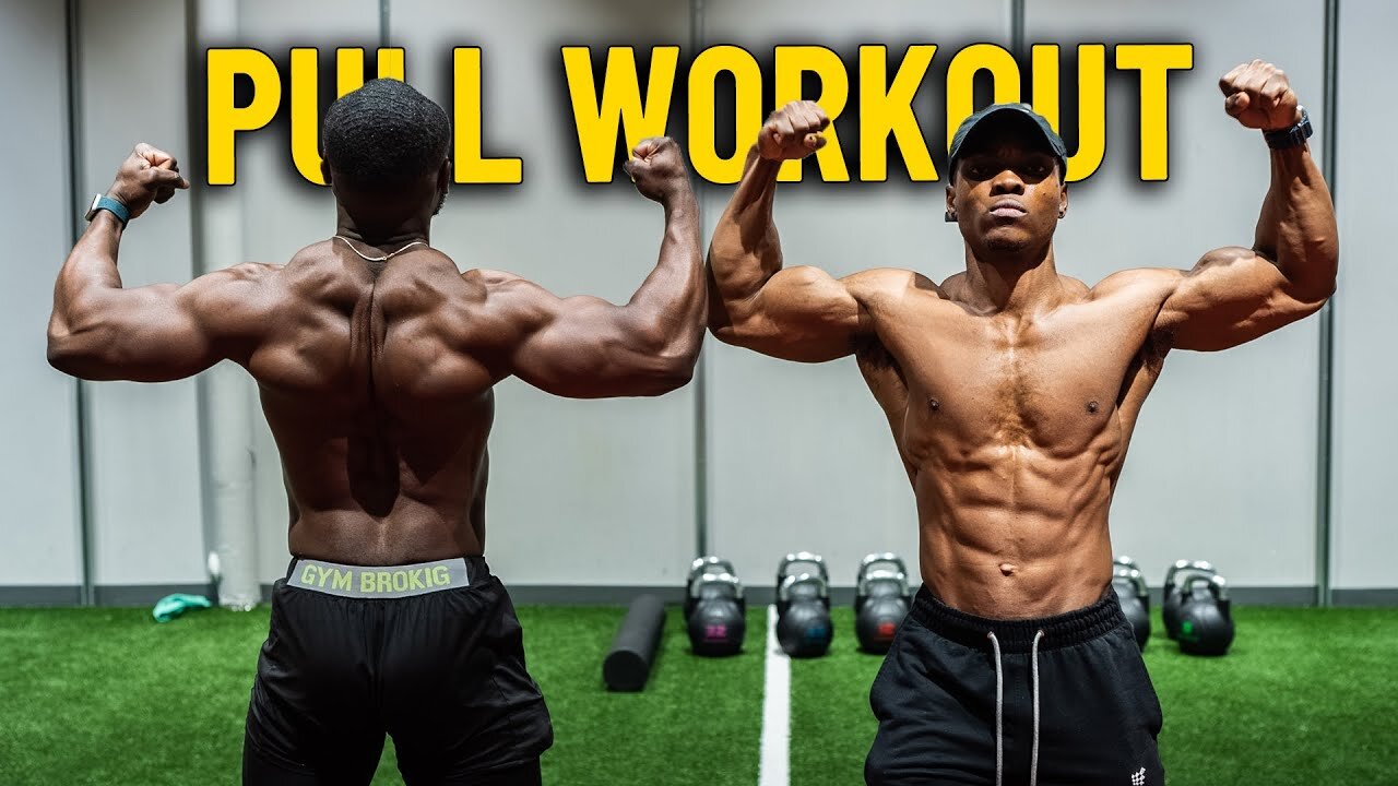 💥First Workout With My Brother In 6 Years! (Pull Workout Vlog)✅