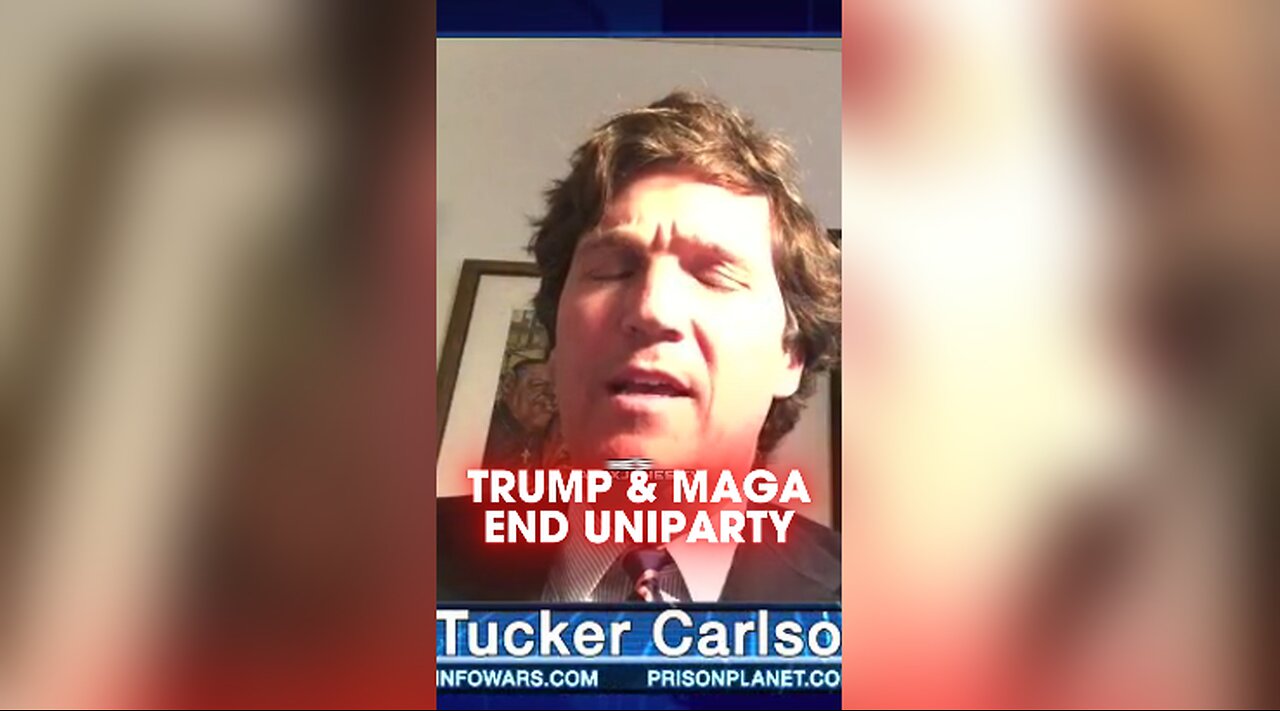 Alex Jones & Tucker Carlson: Trump & MAGA Are Destroying The Uniparty - 12/9/15