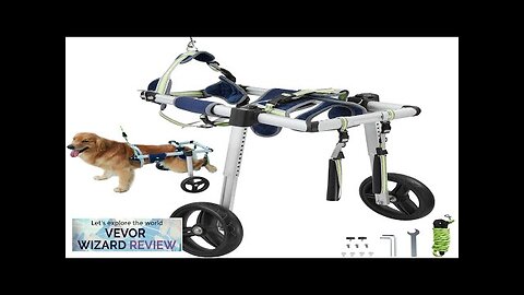 VEVOR 2 Wheels Dog Wheelchair for Back Legs Pet Wheelchair Lightweight Review