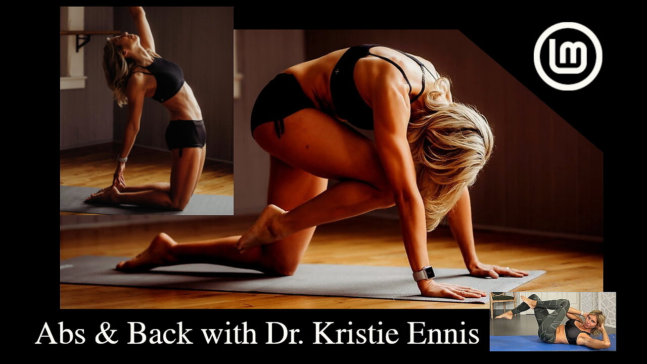 15-Min Intermediate Pilates, Stronger Abs & Back (Dr. Kristie Ennis)