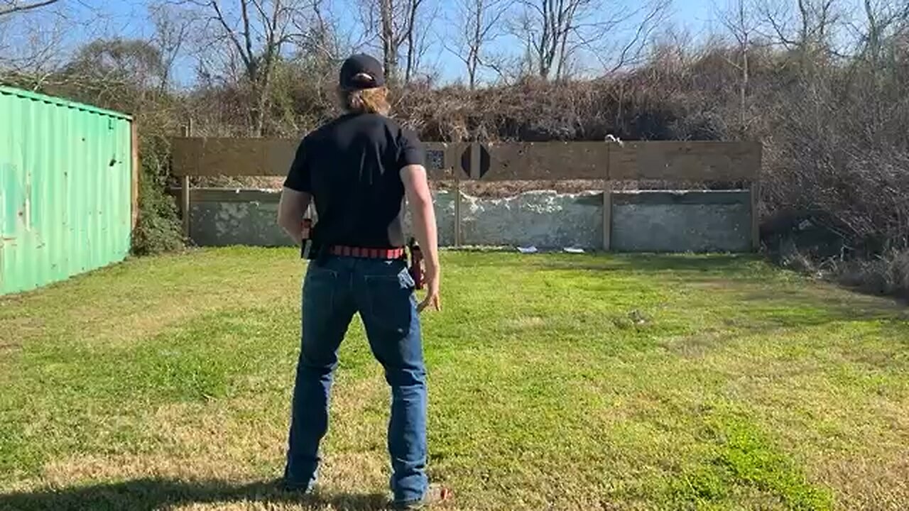 Practicing recoil control and transitions.