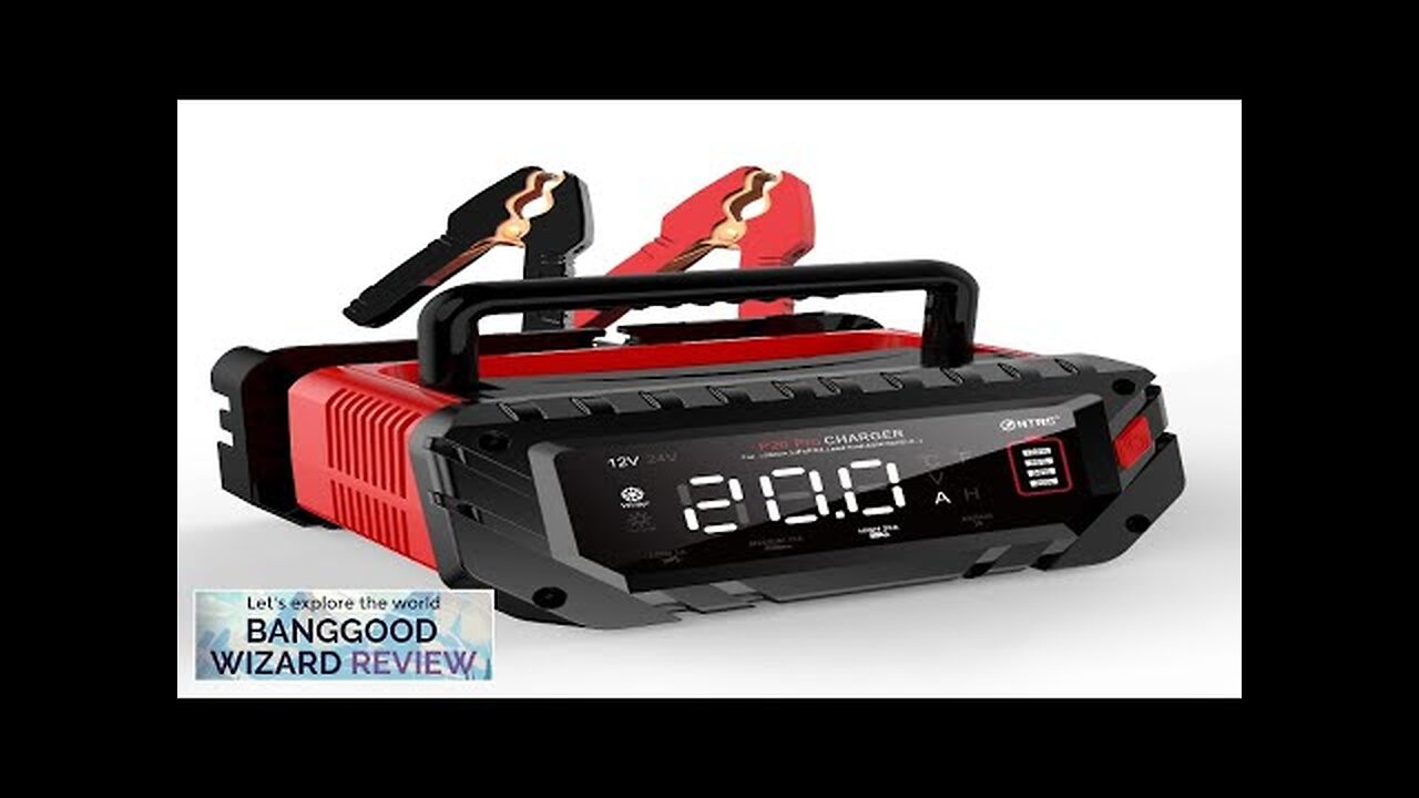 HTRC 12V 20A 24V 10A Fully-Automatic Smart Car Battery Charger Lithium Lifepo4 Review