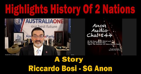 Riccardo Bosi - SG Anon - A Story & Historical Highlights of Two Countries - February 13, 2025.