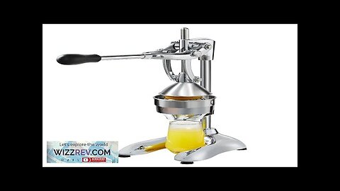 VEVOR Citrus Juice Press Hand Press Orange Juicer Press Commercial Grade Manual Review