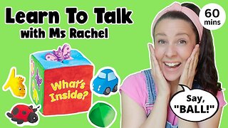 Learn to Talk with Ms Rachel - Videos for Toddlers - Nursery Rhymes & Kids Songs - Speech Practice