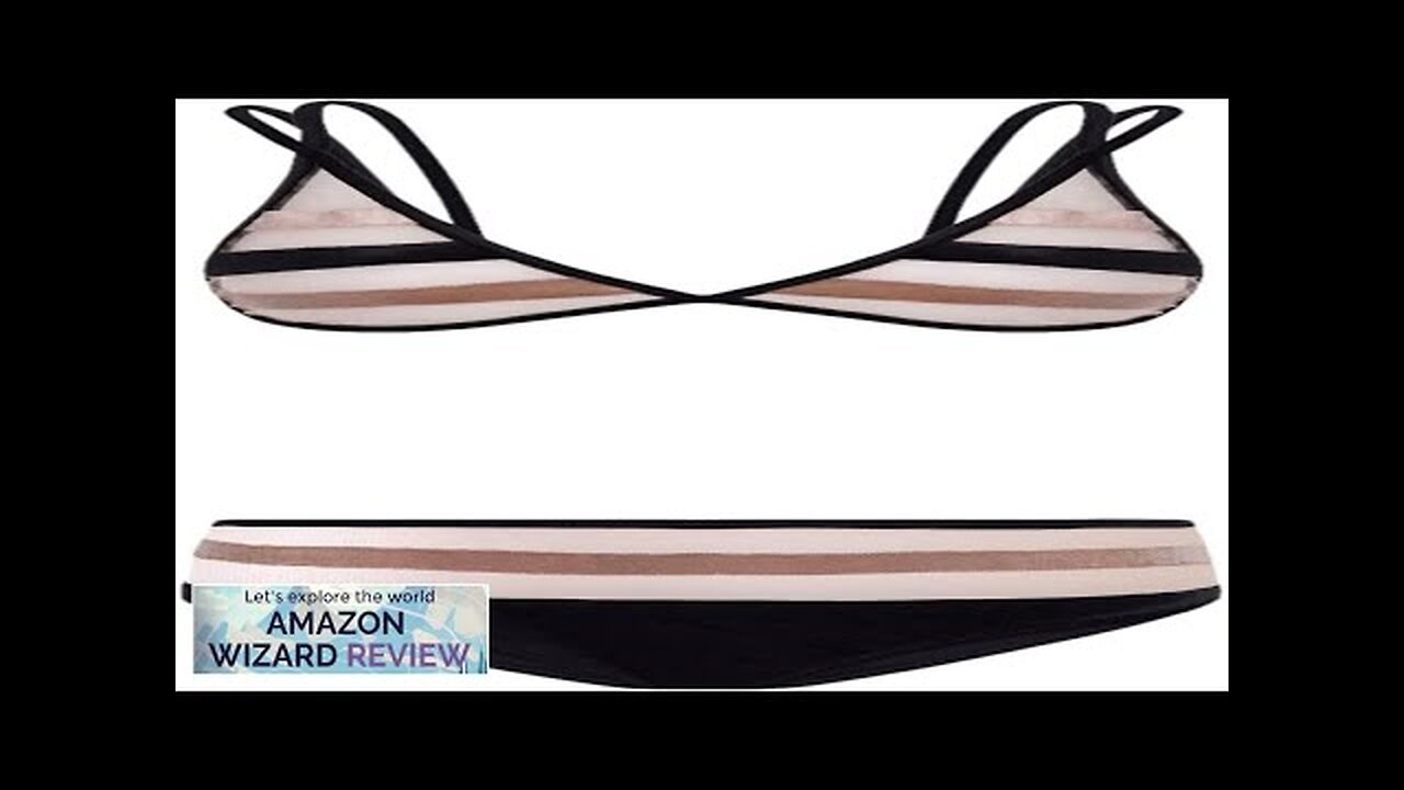 ADRIANA DEGREAS Striped Velvet BikiniThis playful and also very chic velvet tulle cut-out Review