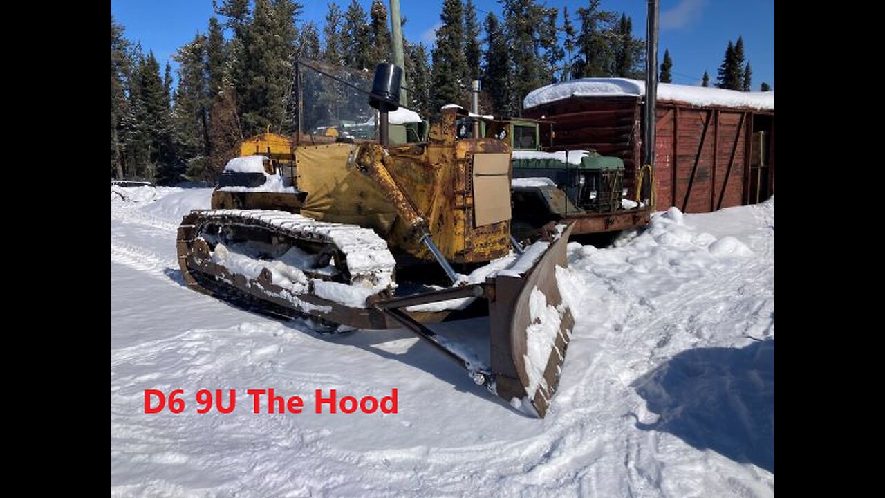 Fresh Snow, Fired Up the D6 Caterpillar Mar 26 2025