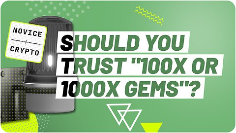 "100x or 1000x gem" - what are your chances? ||| Novice Crypto