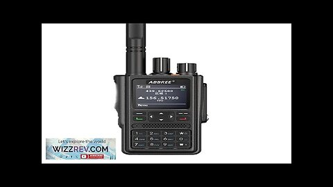 ABBREE DM-F8 GPS DMR UV Dual-Band Digital Walkie Talkie 5W High-power 4000 Review