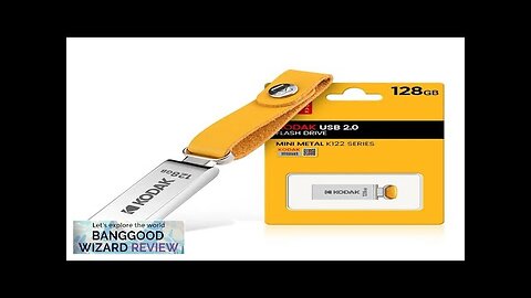 KODAK K122 128GB Metal USB Flash Drive USB2.0 Memory Pendrive Disk U Review