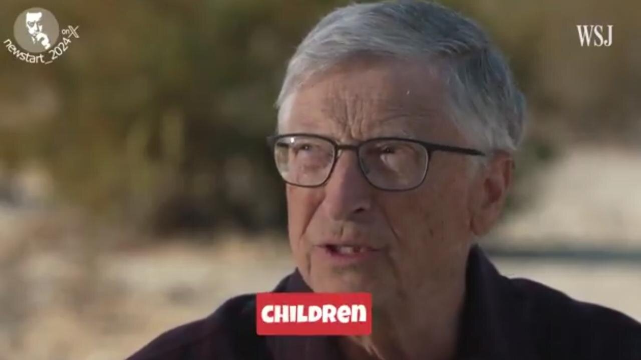 Bill Gates: "RFK Jr Wrote, Fauci & I Killed Millions of Children - People Can Judge For Themselves