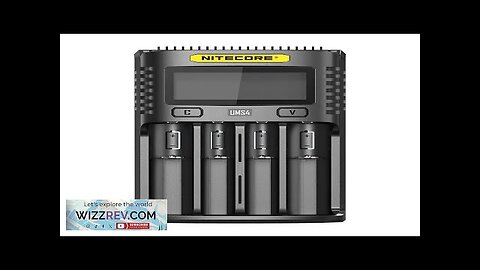 NITECORE UMS4 USB Battery Charger LCD Screen Smart Charging For 26650 18650 Review