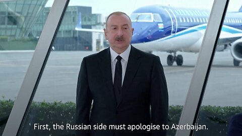 Azerbaijan president blames Russia for shooting down plane on Christmas Day