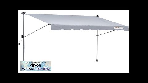 VEVOR Manual Retractable Awning 78" Outdoor Retractable Patio Awning Sunshade Shelter Review