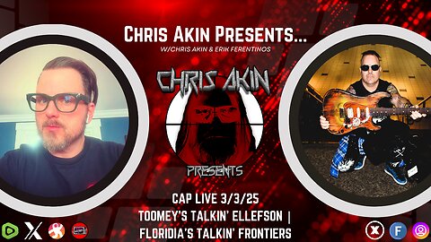 Chris Akin Presents: Ellefson, Toomey & Floridia Unleashed!