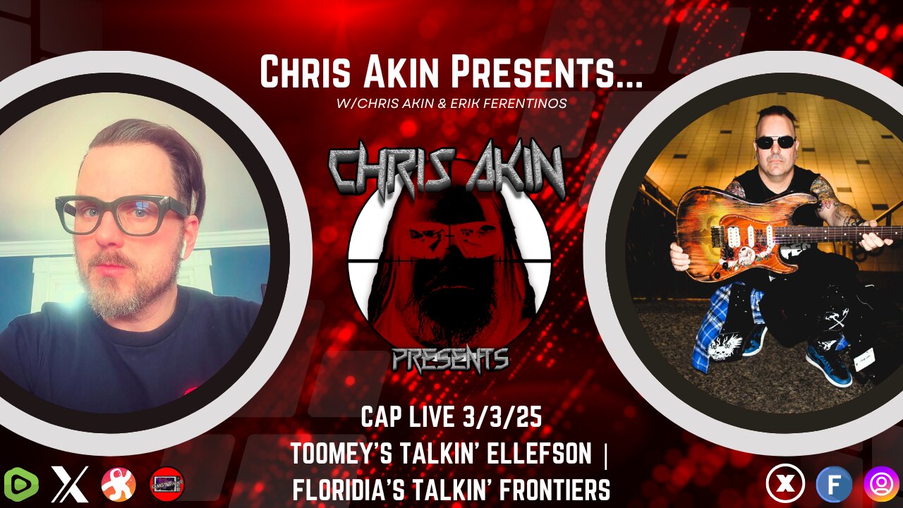 Chris Akin Presents: Ellefson, Toomey & Floridia Unleashed!