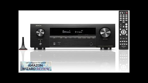 Denon AVR-X1800H 7.2 Channel AV Receiver (2023 Model) 80W/Channel Wireless Streaming Review