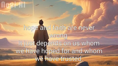 hope and trust