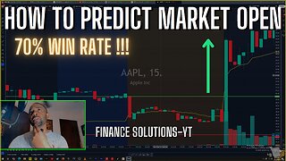 HOW TO PREDICT MARKET OPEN FINANCE SOLUTIONS-YT LIVE