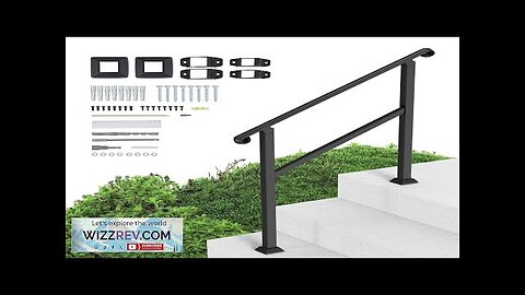 VEVOR 2-3 Step Handrails for Outdoor Steps for Seniors Porch Deck Post Review