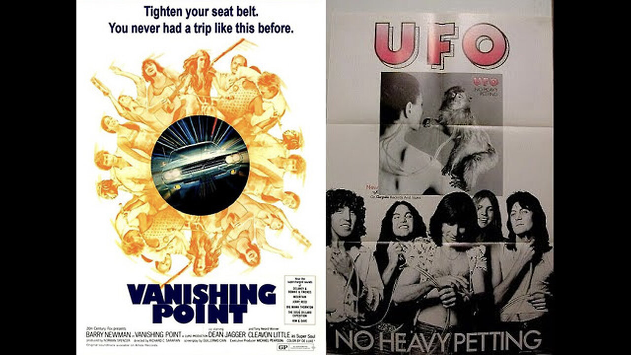 🎸 UFO 🛸 CAN YOU ROLL HER 📽️ VANISHING POINT (movie tribute / music video)