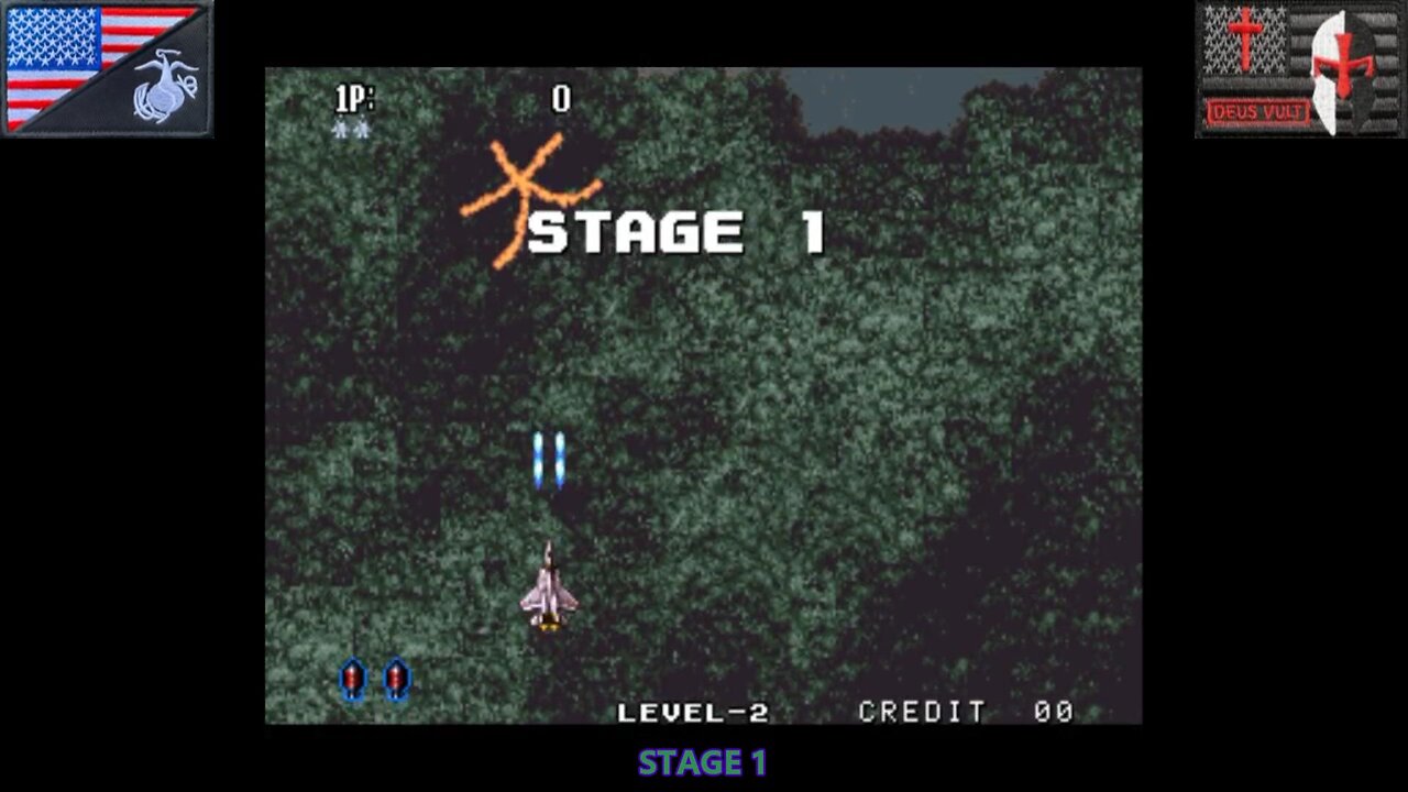 Gamer By Proxy: "ソニック・ウイングス2" [Mao-Mao (F-15) All Stages] (Arcade - 1994) [JP Version]