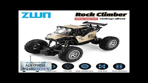 ZWN 1:20 Alloy RC Car With Led Lights 2.4G Radio Remote Control Review