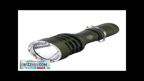 Niwalker N70T 3500LM Tactical Flashlight 300M Thrower Type-C 21700 Battery Rechargeable Review