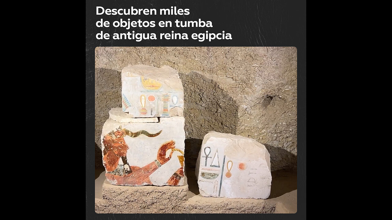 Descubren objetos en tumba de la reina Hatshepsut del antiguo Egipto