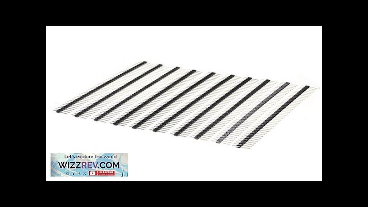 30 Pcs 40 Pin 2.54mm Single Row Male Pin Header Strip Review