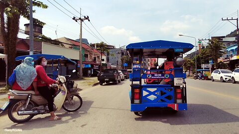 [4K🇹🇭] Scenic Scooter Ride from Krabi to Ao Nang, Thailand