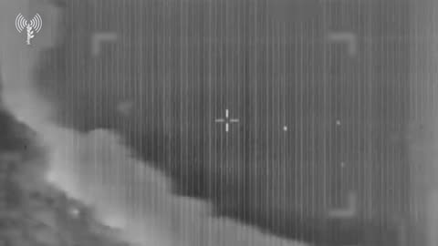 The military releases footage showing Monday night's wave of airstrikes in