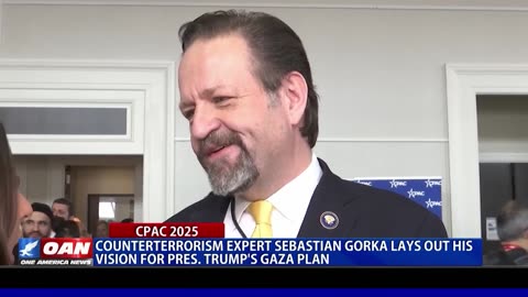 Counterterrorism Expert Sebastian Gorka Lays Out His Vision for President Trump's Gaza Plan