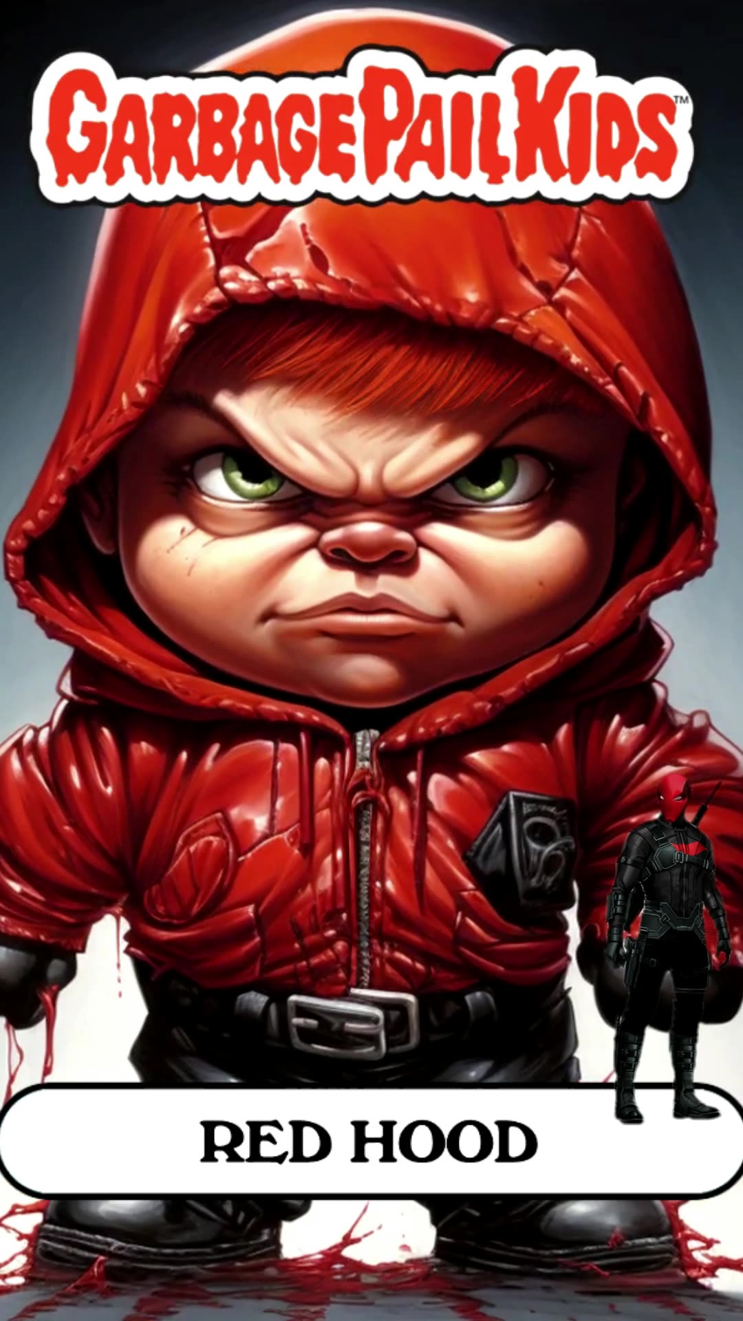 Lgarbage Character DC characters made into Garbage Pail Kids