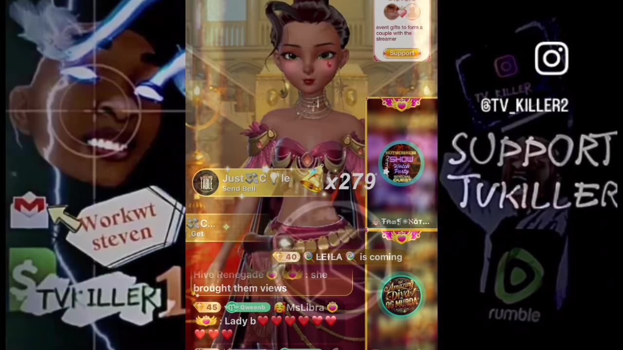 AMAZING DIVA JOINS LADY BEE LIVE AFTER TOMIKAY DROPPED HER SHE GETS INTO A BANG OUT WITH CHINA RED