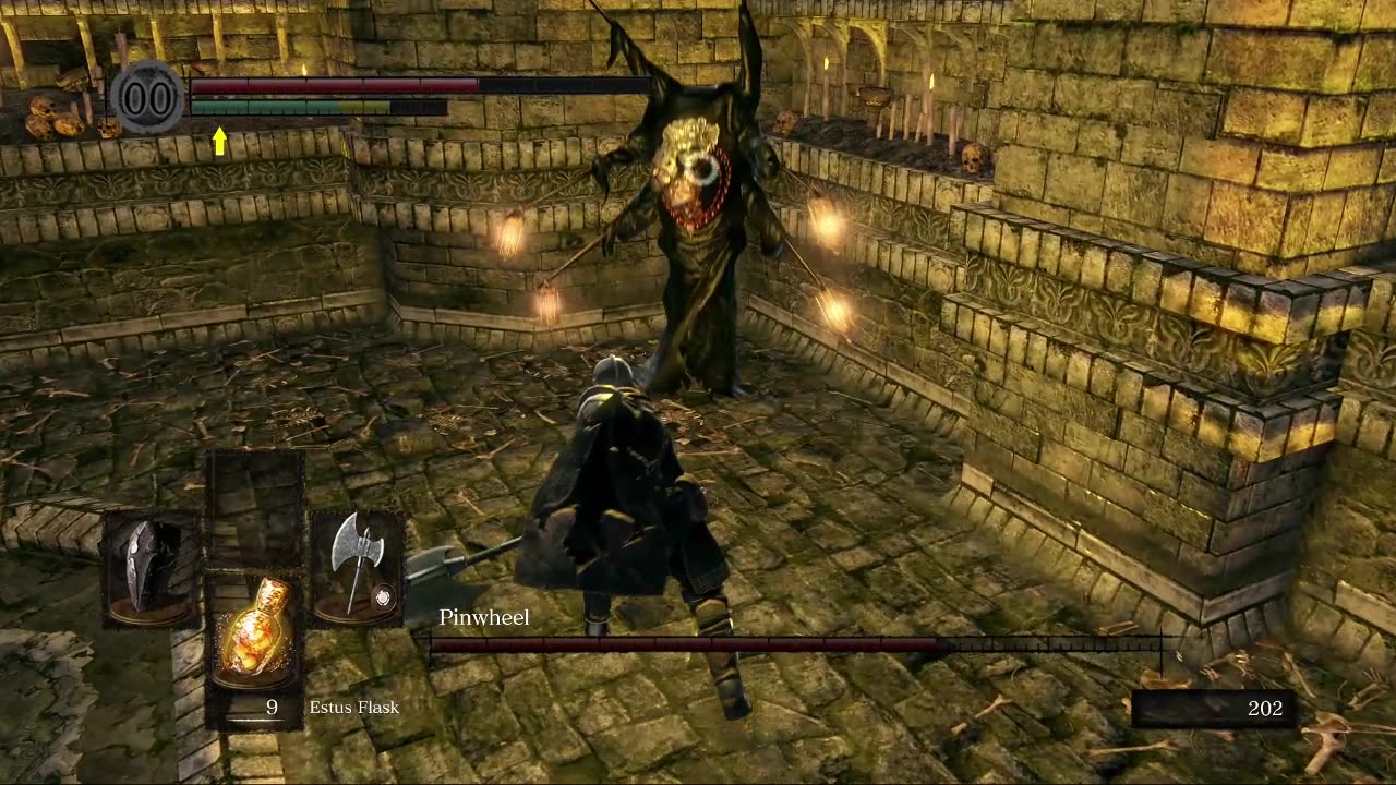 Dark Souls Remastered | Pinwheel boss fight, including full cutscene