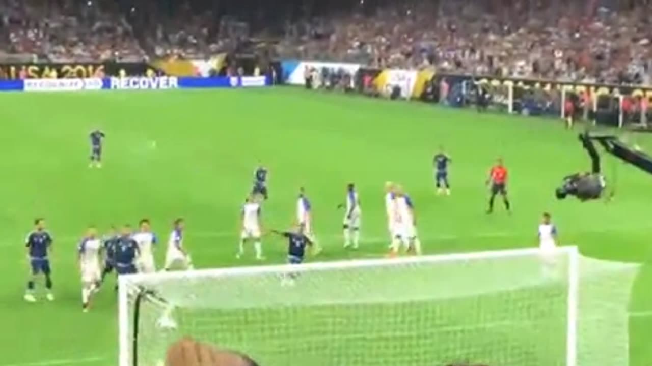 From the memories Messi's goal with Argentina against the United States