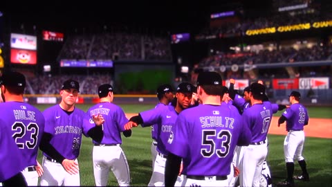 MLB The Show: Colorado Rockies vs Philadelphia Phillies (S9 NLCS Hulse 8 HRs)