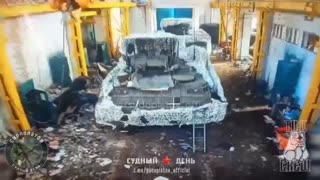 Fiber Optic KVN Drones Destroyed Multiple AFU Armored Vehicles Hidden Inside a Warehouse