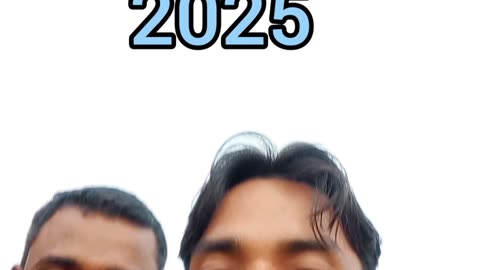 New year greetings as the first day of the year three friends 2025