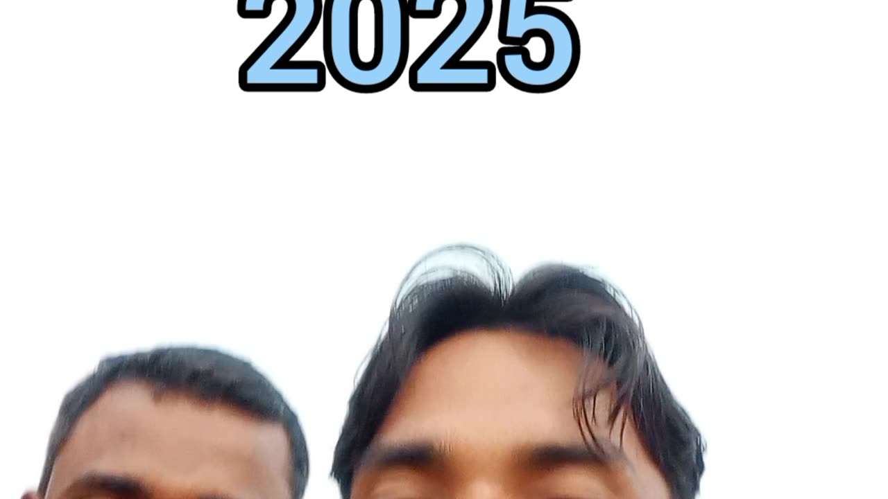 New year greetings as the first day of the year three friends 2025