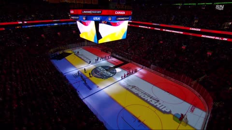 4 Nations Face-Off - 2025-02-20 - Canada vs USA Intro & National Anthem