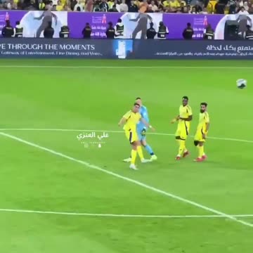 Even at 40...Ronaldo still behaves like a kid. He should be punished for kicking the ball away .