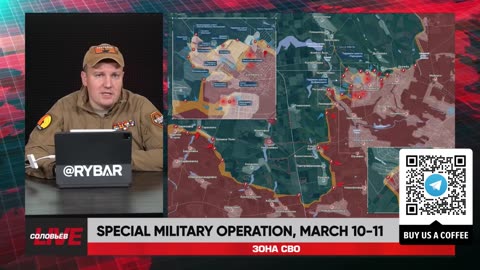 ❗️🇷🇺🇺🇦🎞 RYBAR HIGHLIGHTS OF THE RUSSIAN MILITARY OPERATION IN UKRAINE ON Mar.12, 2025