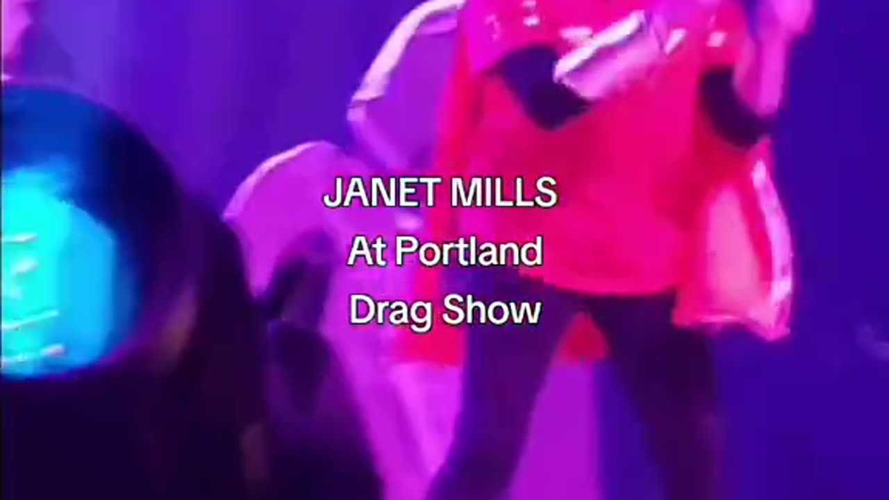 This is the Governor of Maine at a drag show. __In related news, shrooms are awesome