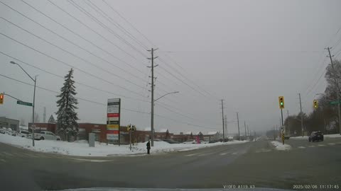 [4K] Newmarket, Ontario! #2 Winter Cloudy day driving, On. CA.