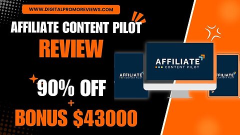 Affiliate Content Pilot 2025 Review – AI-Powered Content Automation for Passive Income! 🛑🛑🛑