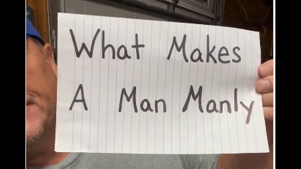 What Makes a Manly Man? - John Kennedy Vaughan