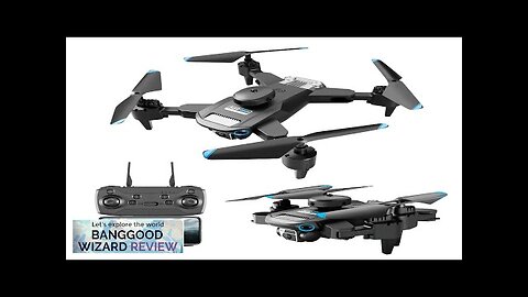 S69 WIFI FPV with 4K 480P Dual Camera Obstacle Avoidance Altoitude Hold Review