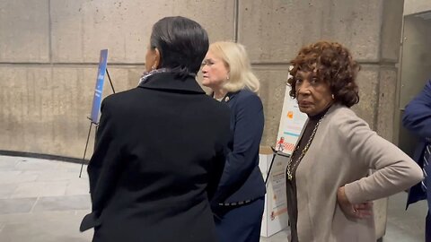 She MAD! Maxine Waters And Rashida Tlaib Try Forcing Their Way Into HUD To Deliver Anti-DOGE Letter